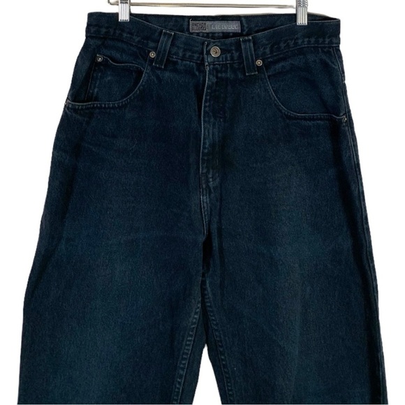 Vintage Anchor Blue Y2k Big Baggy Wide Leg Jeans Size 33 - Picture 3 of 9